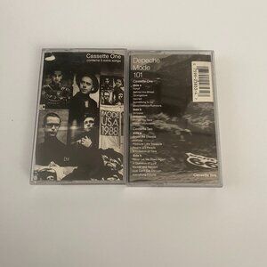 vintage depeche mode cassette 101